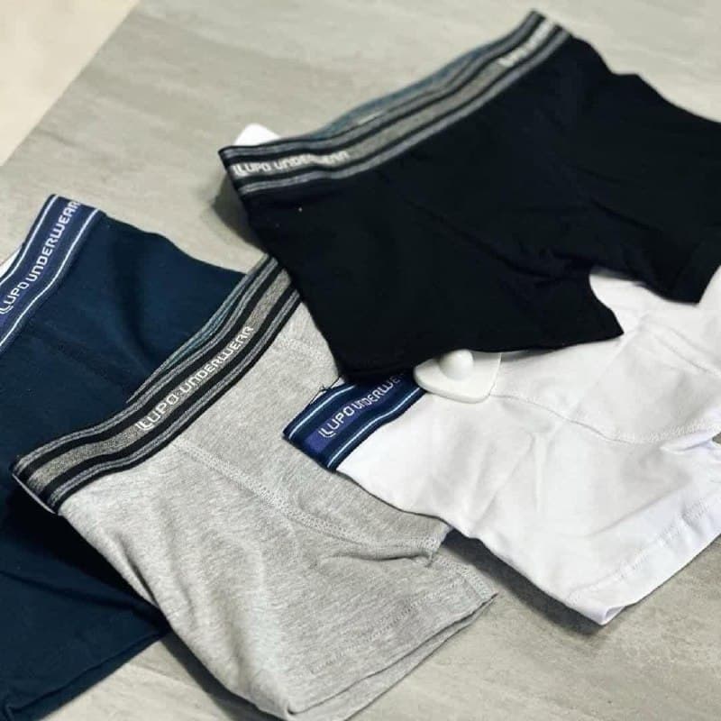 Kit 10 Cuecas Boxer Lupo Algodão Box