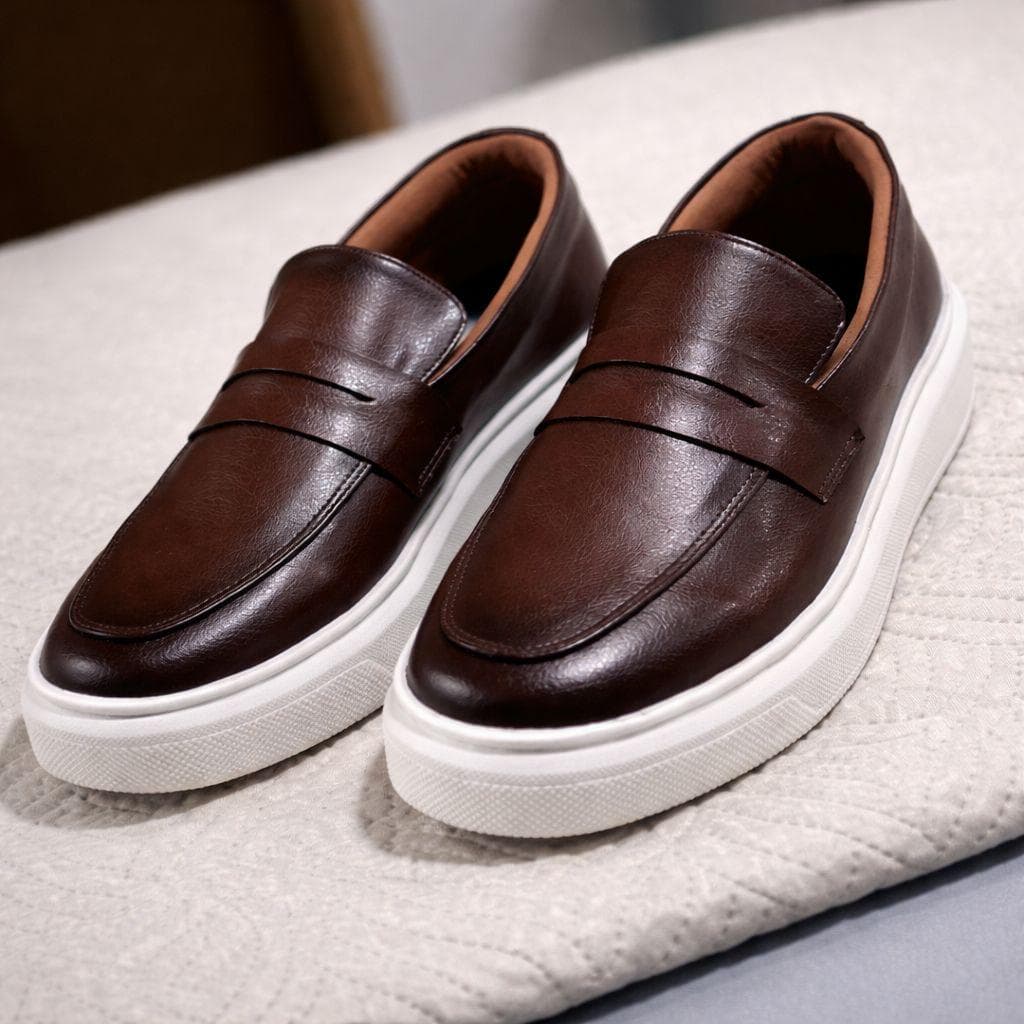 Sapato Loafer Mocassim Couro Comfort Luxo